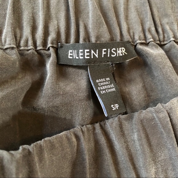 Eileen Fisher slouchy crop pant steel gray small - Picture 8 of 9